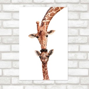 Poster Decorativo Girafas...