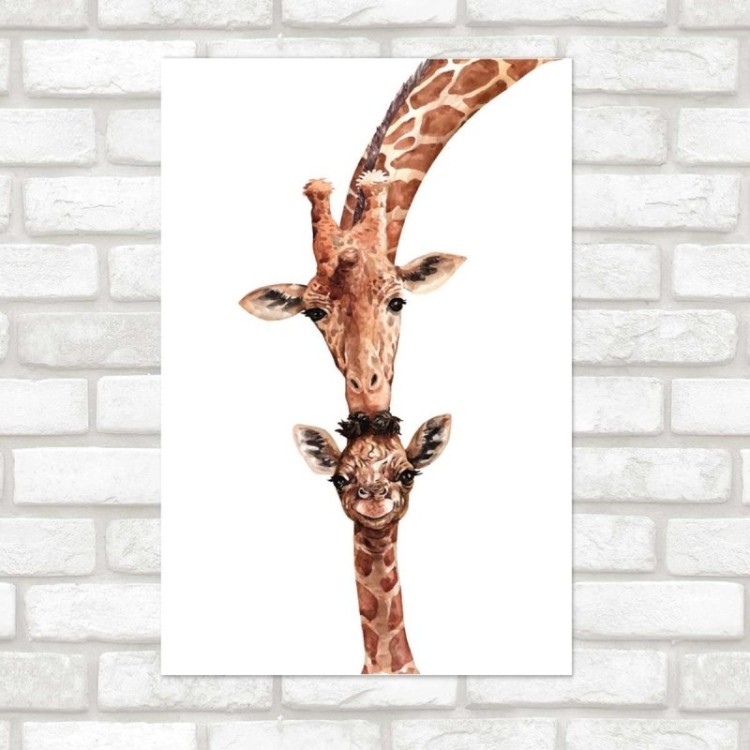 Poster Decorativo Girafas Realistas N07242