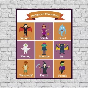 Poster Decorativo Halloween...