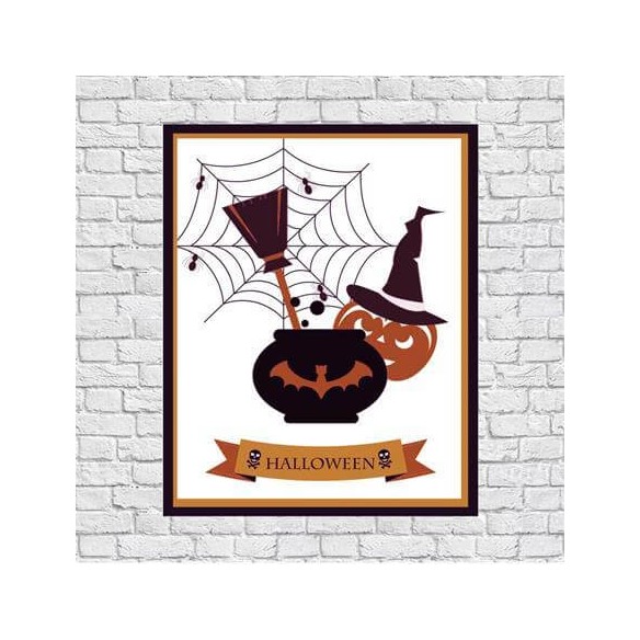 Poster Decorativo Halloween Festa 133112