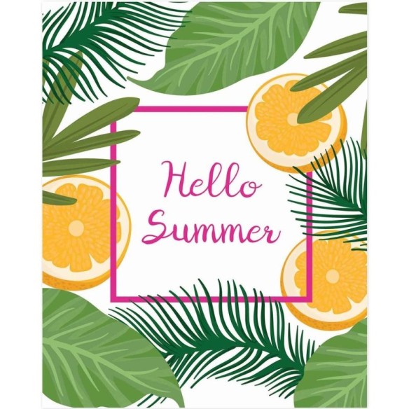 Poster Decorativo Hello Summer PA066
