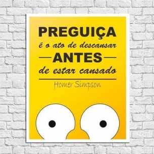 Poster Decorativo Homer...