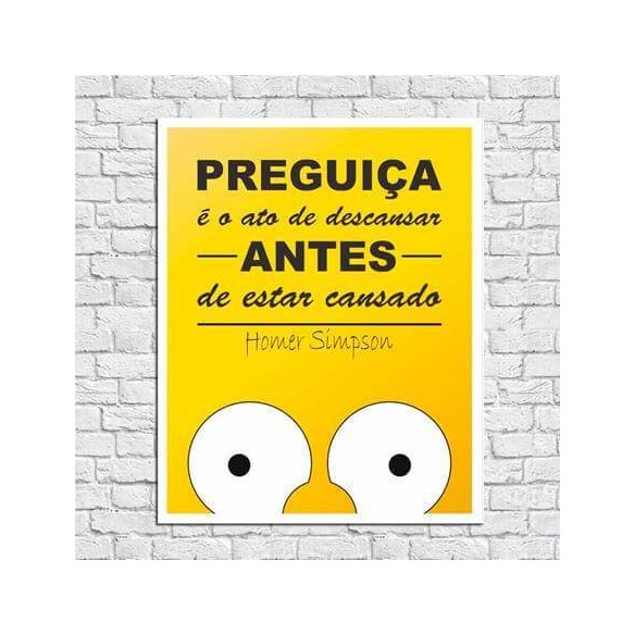 Poster Decorativo Homer Simpson 1011