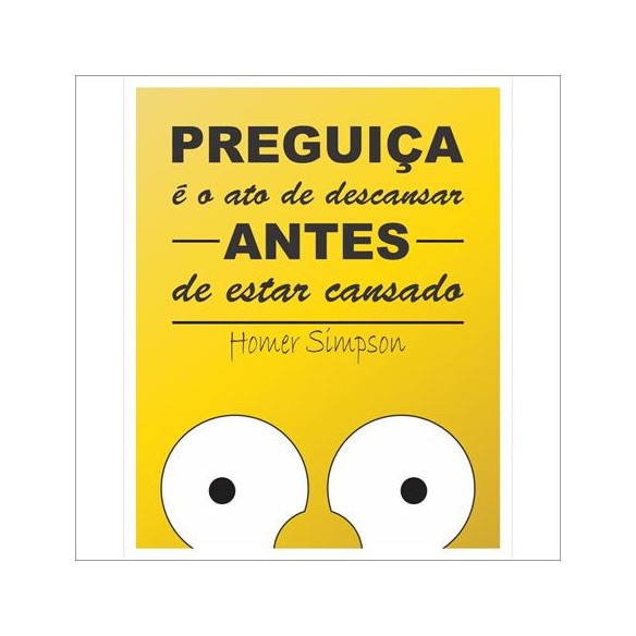 Poster Decorativo Homer Simpson 1011