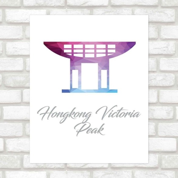 Poster Decorativo Hongkong PA091