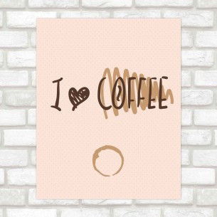 Poster Decorativo I Love...