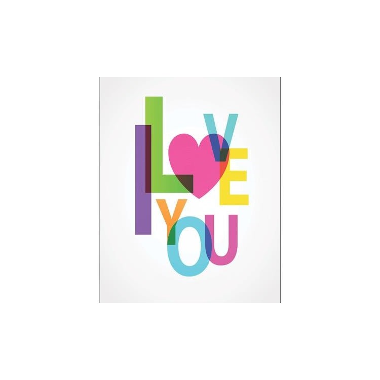 Poster Decorativo I Love You 070720