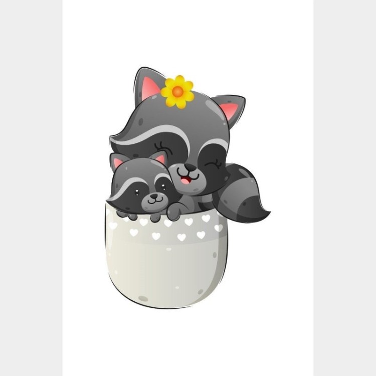 Poster Decorativo Infantil Animais Happy...