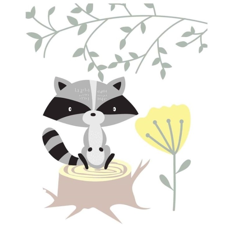 Poster Decorativo infantil animais PA0119