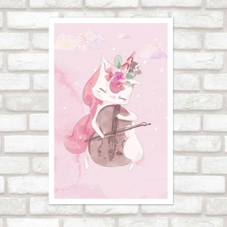 Poster Decorativo Infantil Animal Fofo N015244