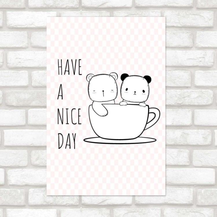 Poster Decorativo Infantil Baleia com Coroa N08298