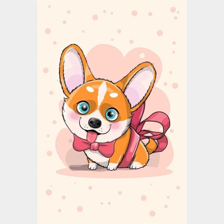 Poster Decorativo Infantil Cachorro N014228