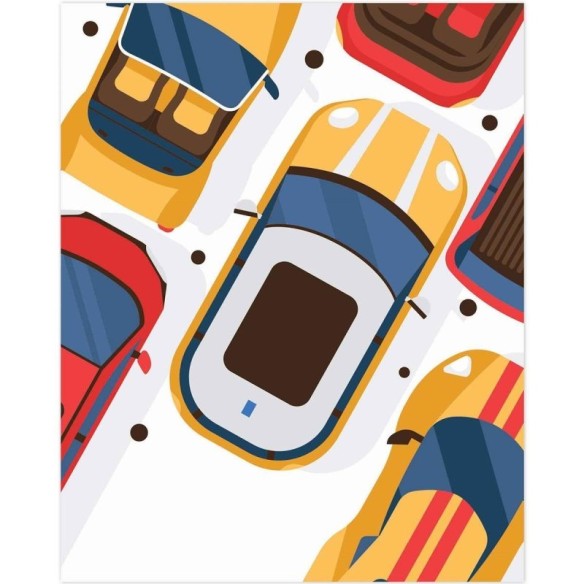 Poster Decorativo infantil carros PA077