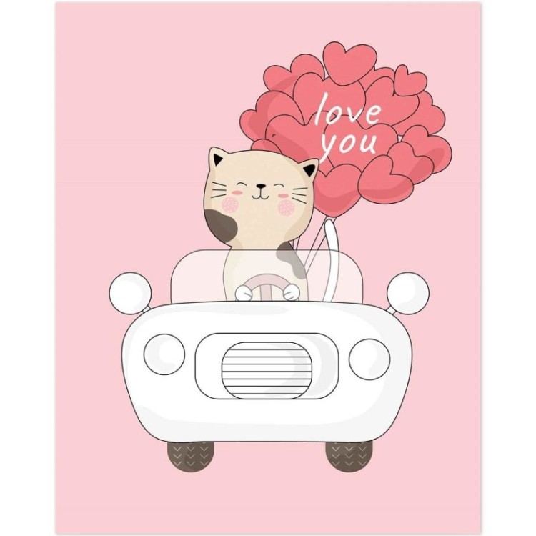 Poster Decorativo infantil coração PA048