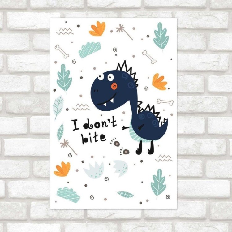 Poster Decorativo Infantil Dinossauro N014261
