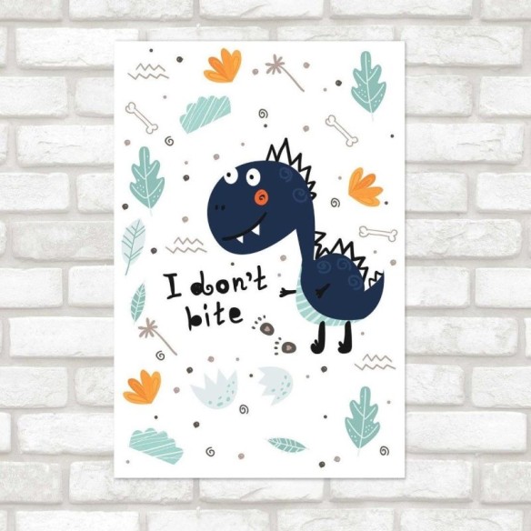 Poster Decorativo Infantil Dinossauro N014261