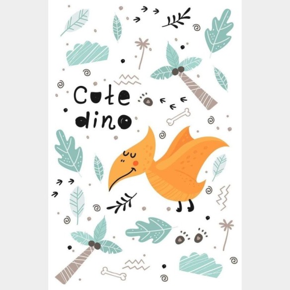 Poster Decorativo Infantil Dinossauro N014263