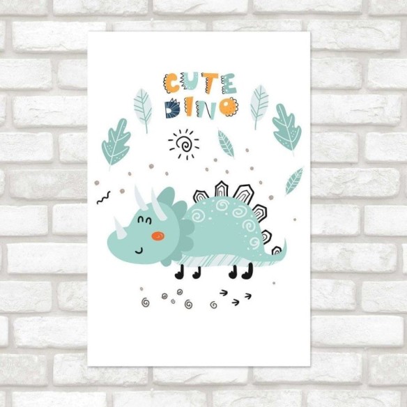 Poster Decorativo Infantil Dinossauro N014265