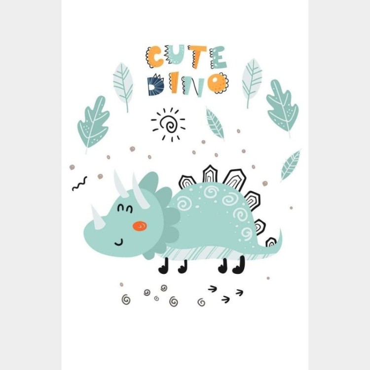 Poster Decorativo Infantil Dinossauro N014265
