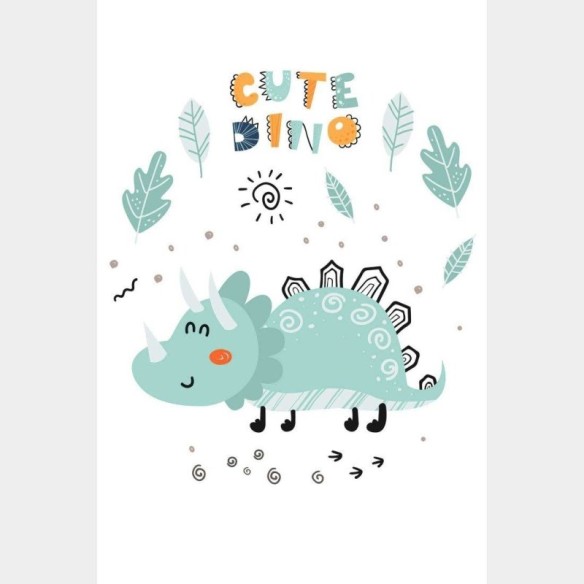 Poster Decorativo Infantil Dinossauro N014265