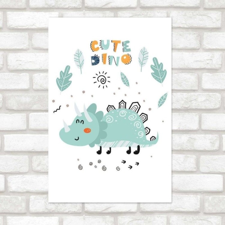 Poster Decorativo Infantil Dinossauro N014265