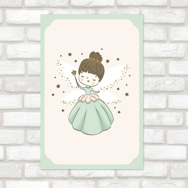 Poster Decorativo Infantil Fada Madrinha N010234