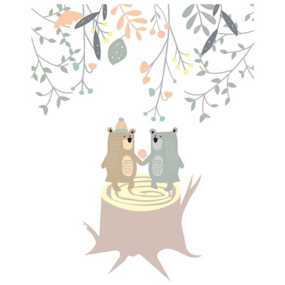 Poster Decorativo infantil floresta PA0118