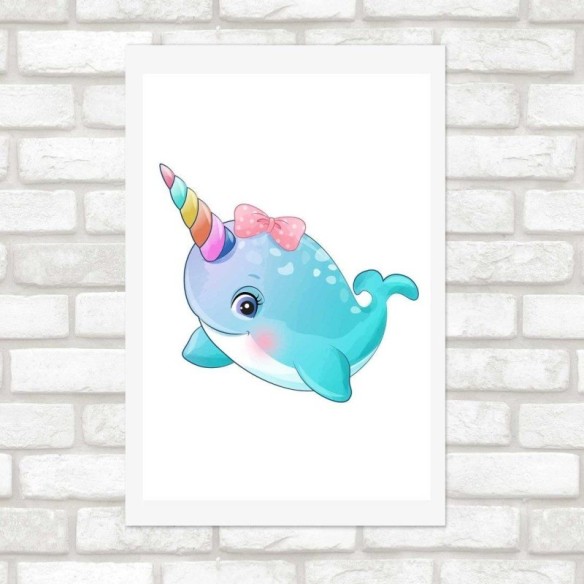 Poster Decorativo Infantil Golfinho N014239