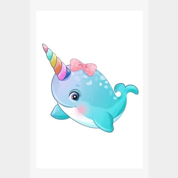 Poster Decorativo Infantil Golfinho N014239