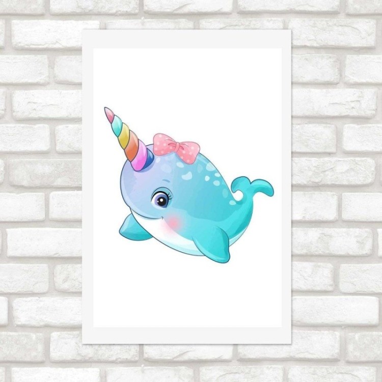 Poster Decorativo Infantil Golfinho N014239