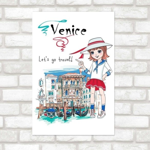 Poster Decorativo Infantil Itália N014232