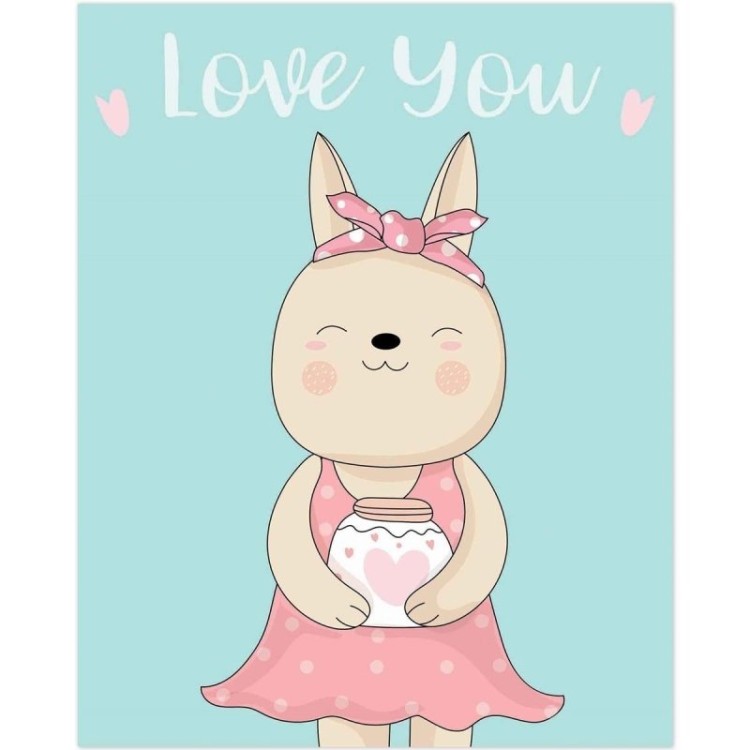 Poster Decorativo infantil love you PA042