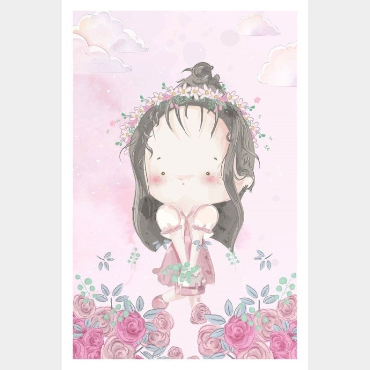 Poster Decorativo Infantil Menina  N015240