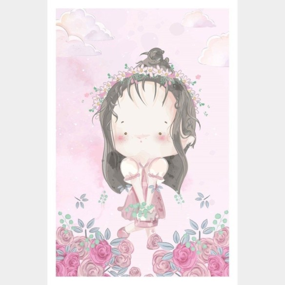 Poster Decorativo Infantil Menina  N015240