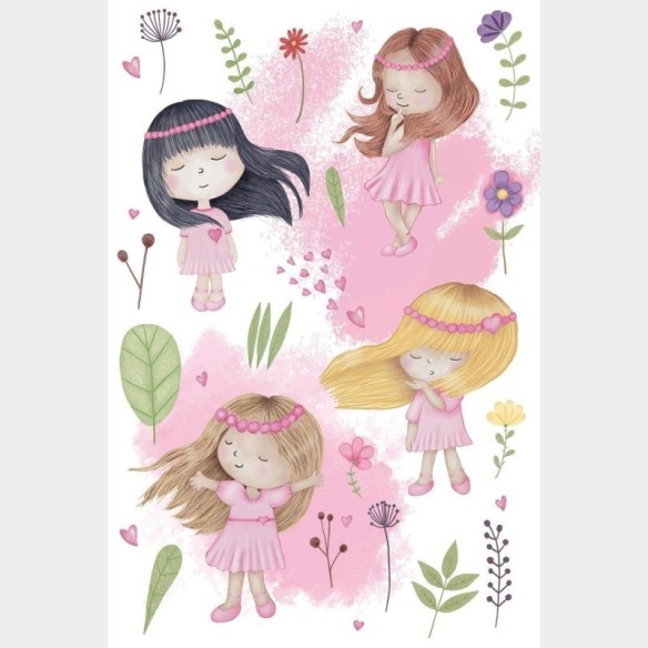 Poster Decorativo Infantil Meninas N015221