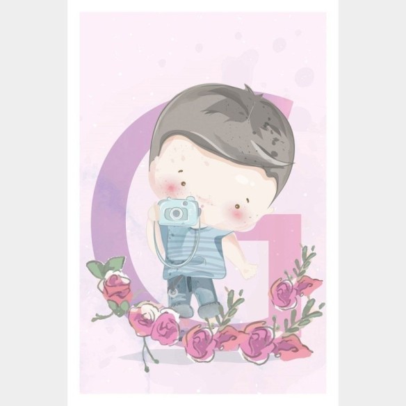 Poster Decorativo Infantil Menino  N015239