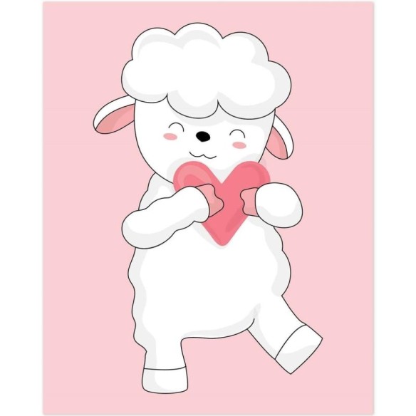 Poster Decorativo infantil ovelhinha PA050