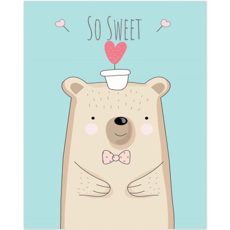 Poster Decorativo infantil so sweet PA044