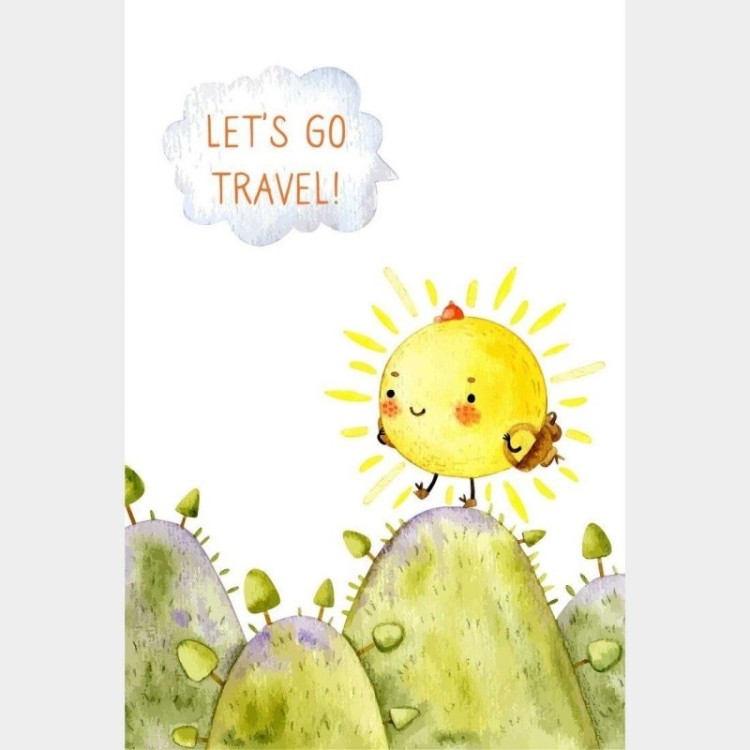 Poster Decorativo Infantil Sun Travel N014268