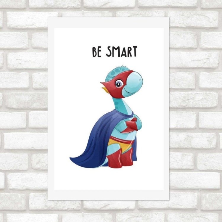 Poster Decorativo Infantil Super Dinossauro...