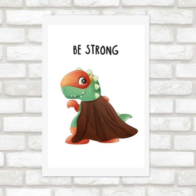 Poster Decorativo Infantil Super Dinossauro...