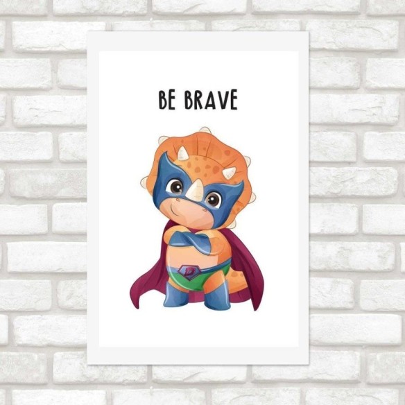 Poster Decorativo Infantil Super Dinossauro N014243