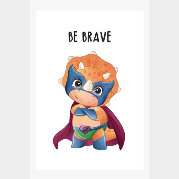 Poster Decorativo Infantil Super Dinossauro N014243