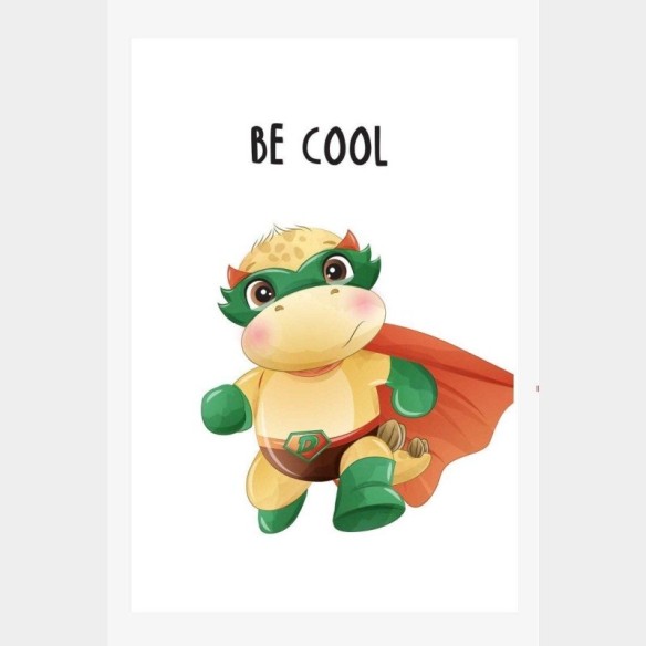 Poster Decorativo Infantil Super Dinossauro N014244