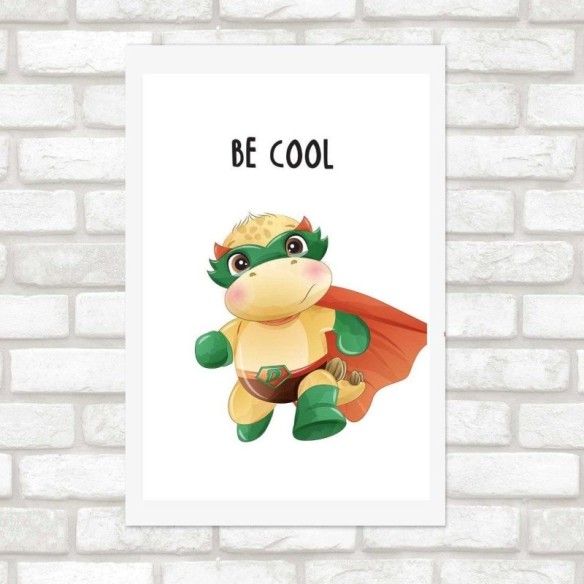 Poster Decorativo Infantil Super Dinossauro N014244