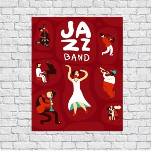 Poster Decorativo Jazz...