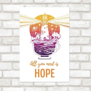 Poster Decorativo Jovem All...