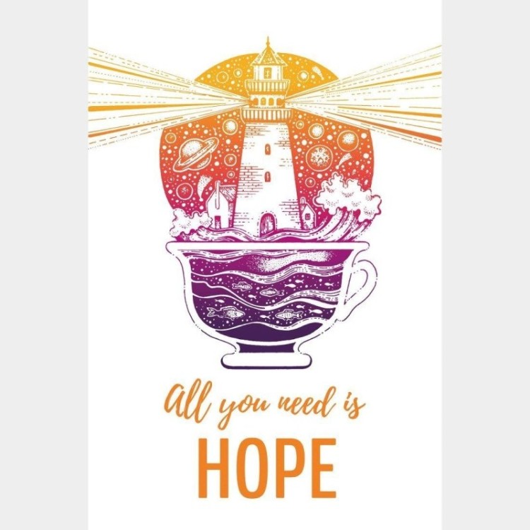 Poster Decorativo Jovem All You Need is Hope...
