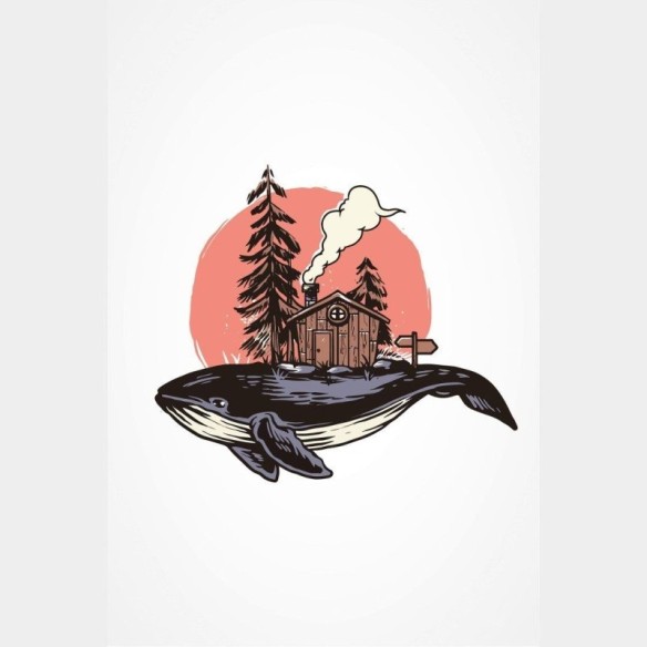 Poster Decorativo Jovem Baleia N015212