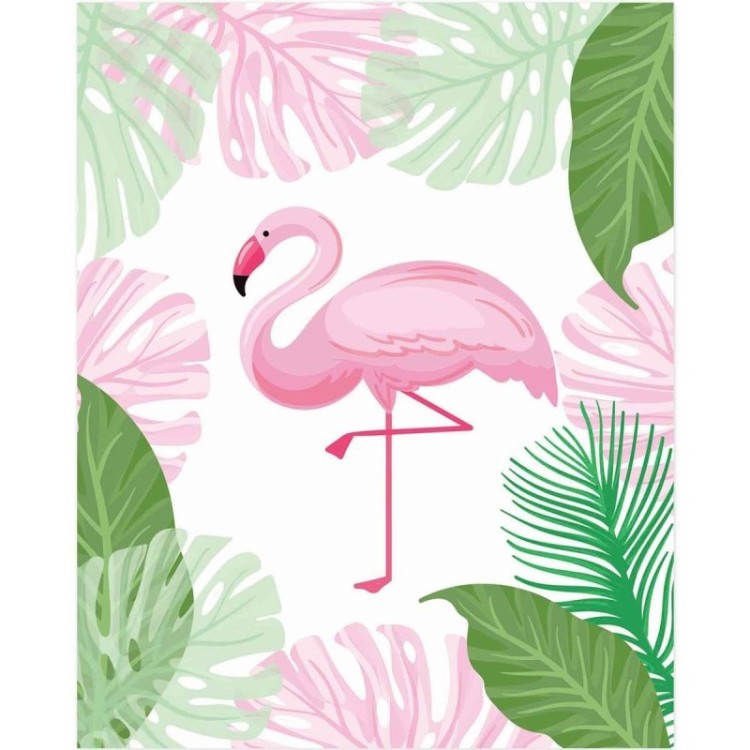 Poster Decorativo jovem flamingo PA067